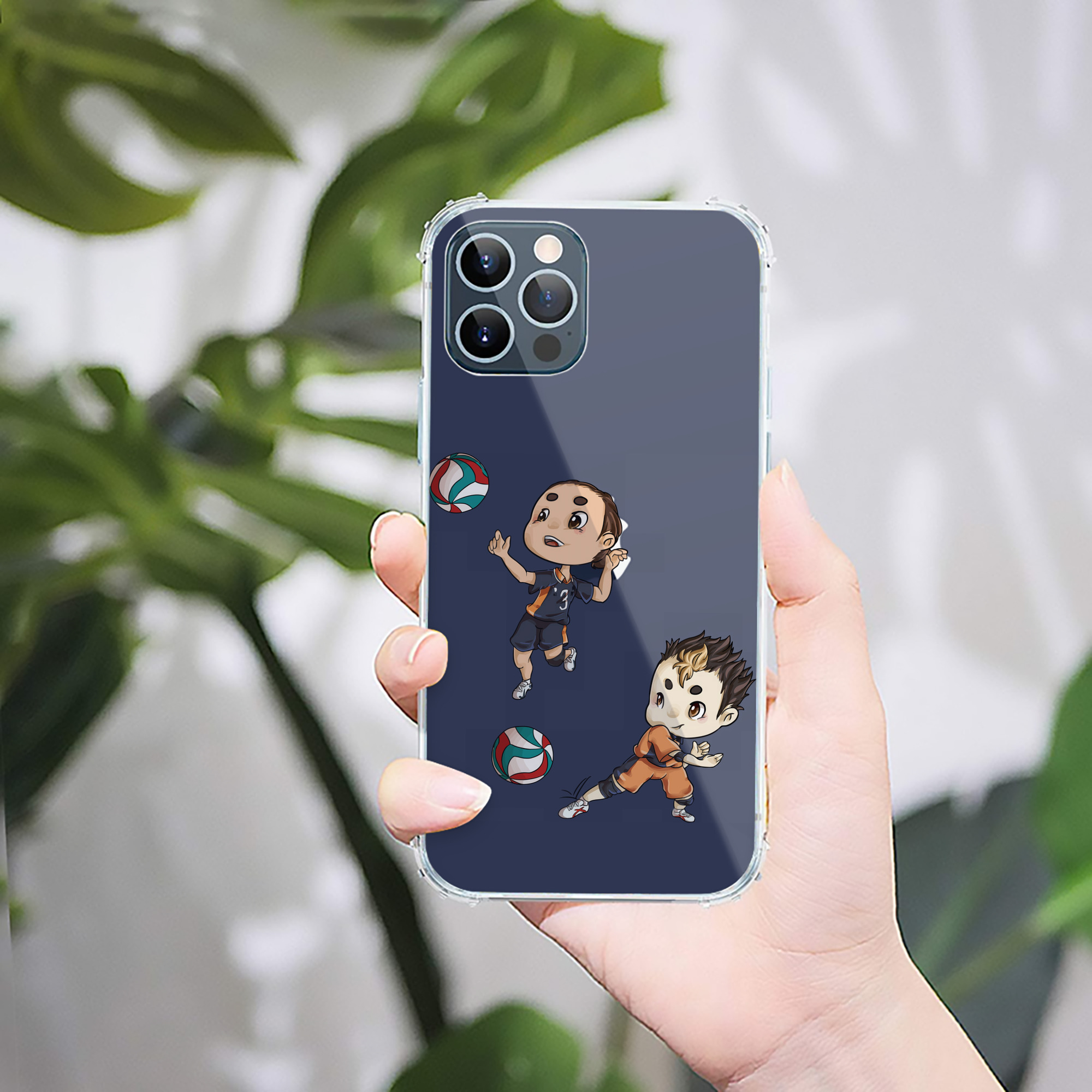 （画像用） ハイキュー!! Haikyu!! 【iPhone 12シリーズ対応】透明スマホケース（クリアソフトケース）